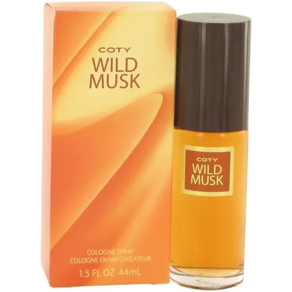 Wild Musk Cologne Spray by Coty 1.5 oz