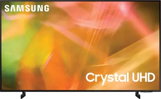 SAMSUNG 75-Inch Class Crystal UHD AU8000 Series - 4K UHD HDR Smart TV with Alexa Built-in (UN75AU8000FXZA, 2021 Model), TV Only, Black