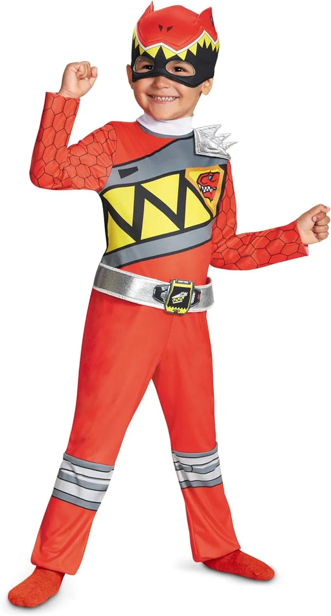 Toddler Classic Mighty Morphin Power Rangers&#8482; Red Ranger Dino Costume - 3T-4T