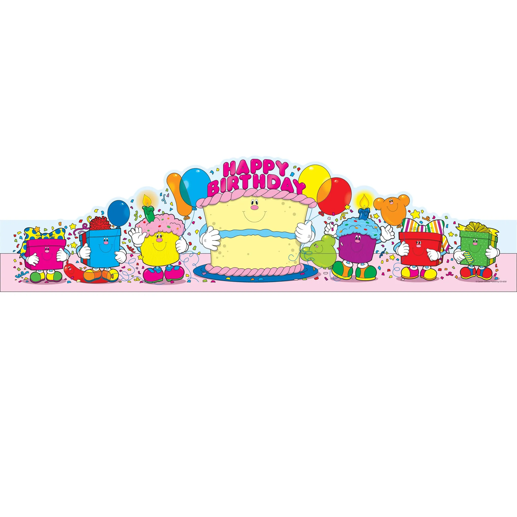 Happy Birthday Crowns, ct of 30 By Carson Dellosa | 23.5" x 6.2" | Michaels®