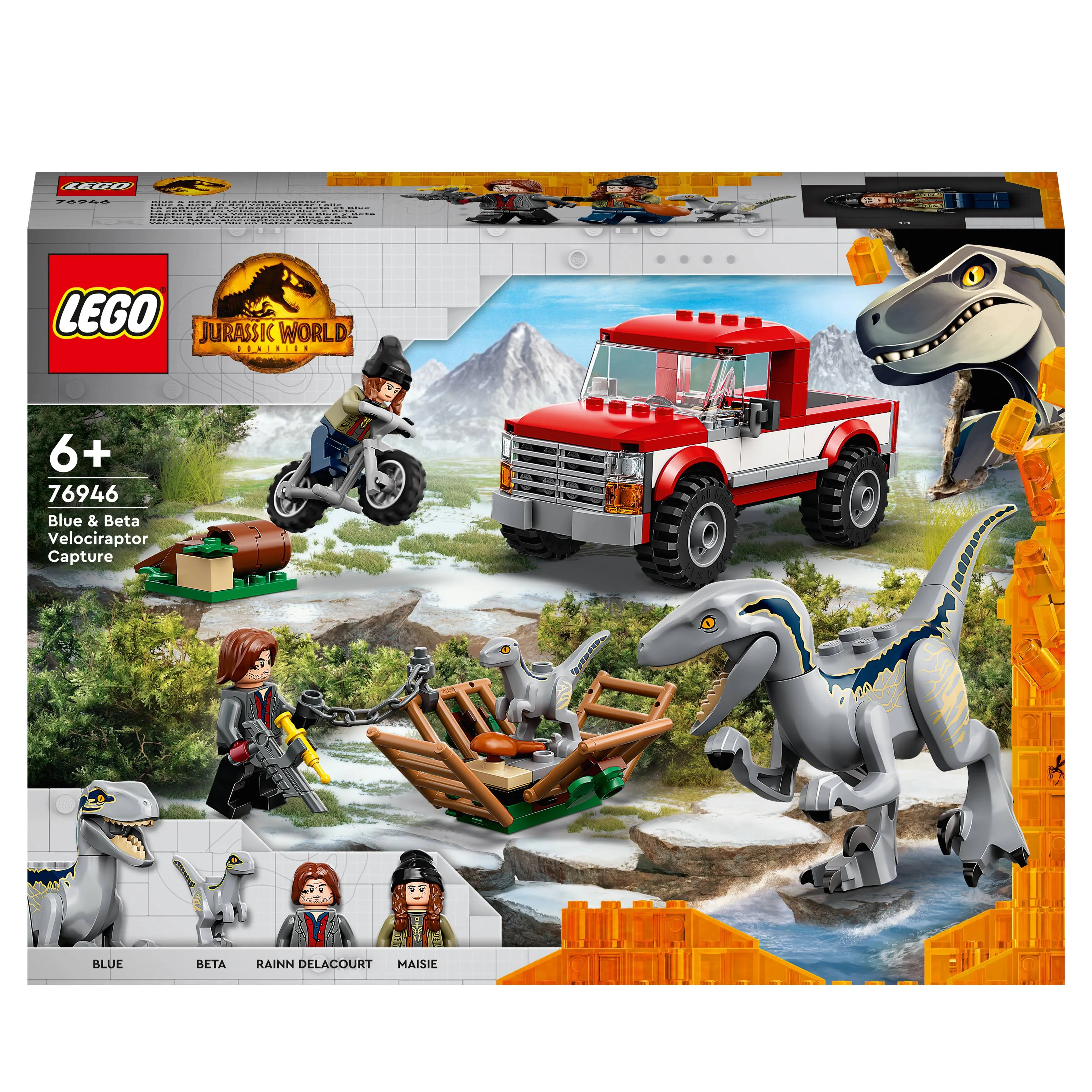 LEGO 76946 Jurassic World Blue &amp; Beta Velociraptor Capture - New &amp; Sealed #3