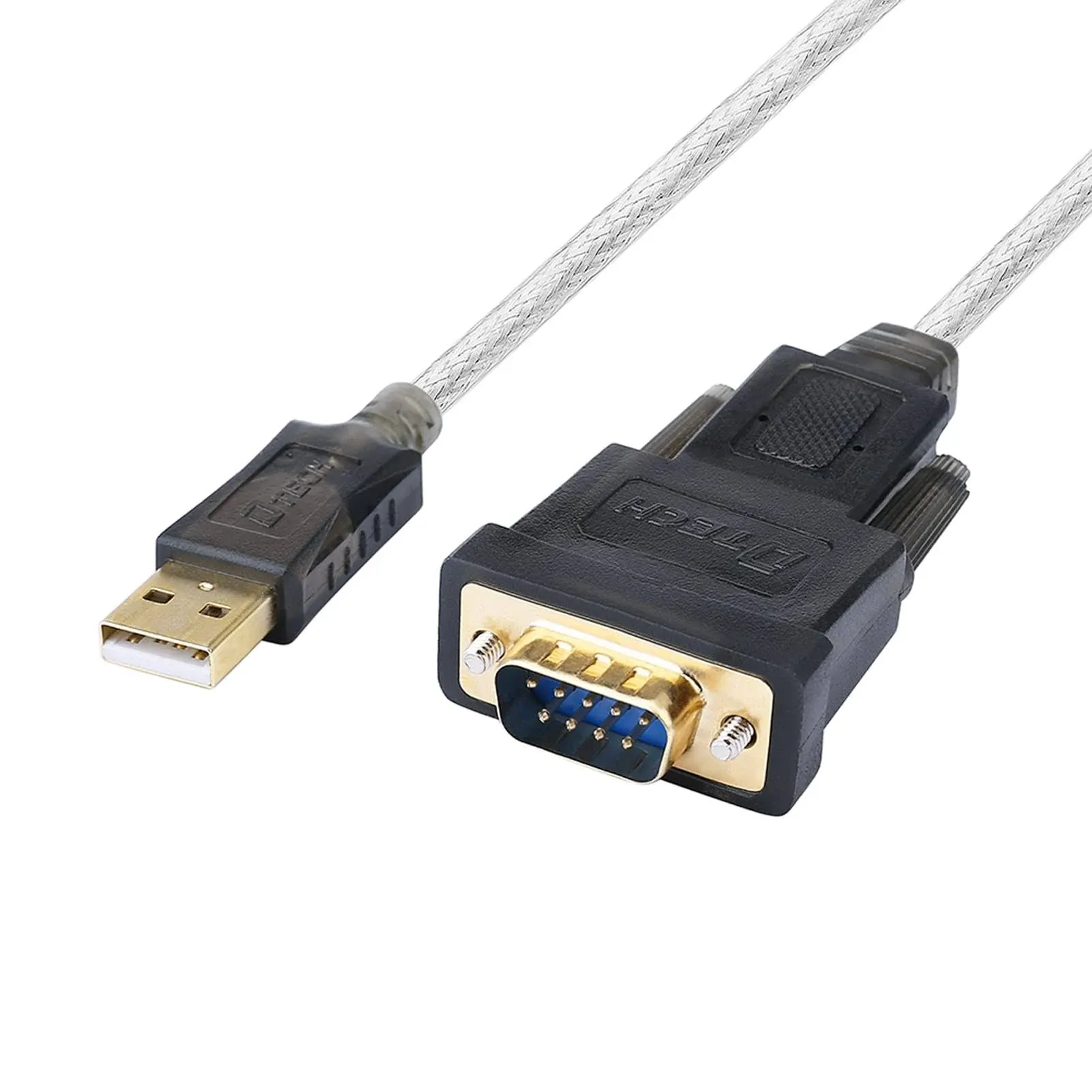 Dtech Serial Cable to USB Adapter DB9 Male RS232 Port Supports Windows 11 10 8 7