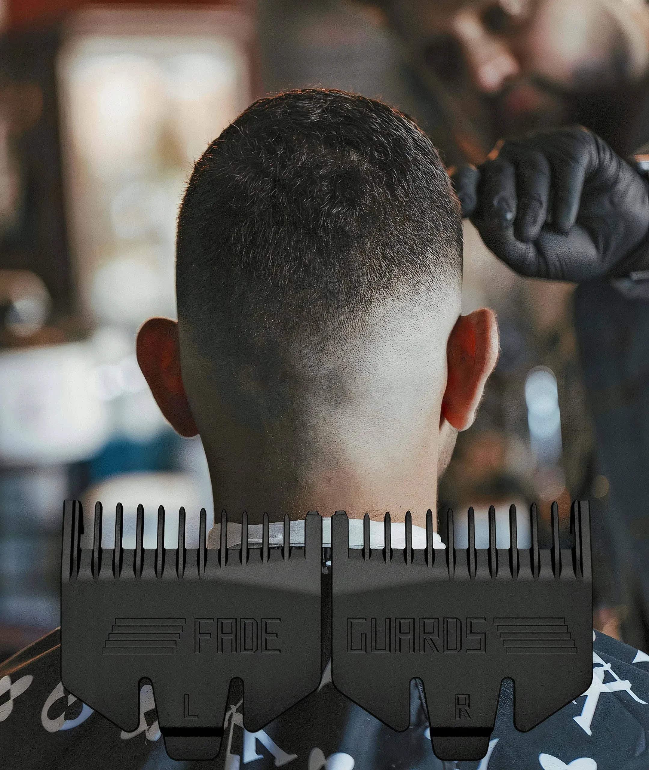 Special Fade Guide | 3-in-1 Hair Clipper Fade Guards | Taper/Fade Guide | Professional Self Haircut | Unique Designed Trimmer Attachments | Fade Comb | Suitable with Wahl | Babyliss, Gamma+, Suprent