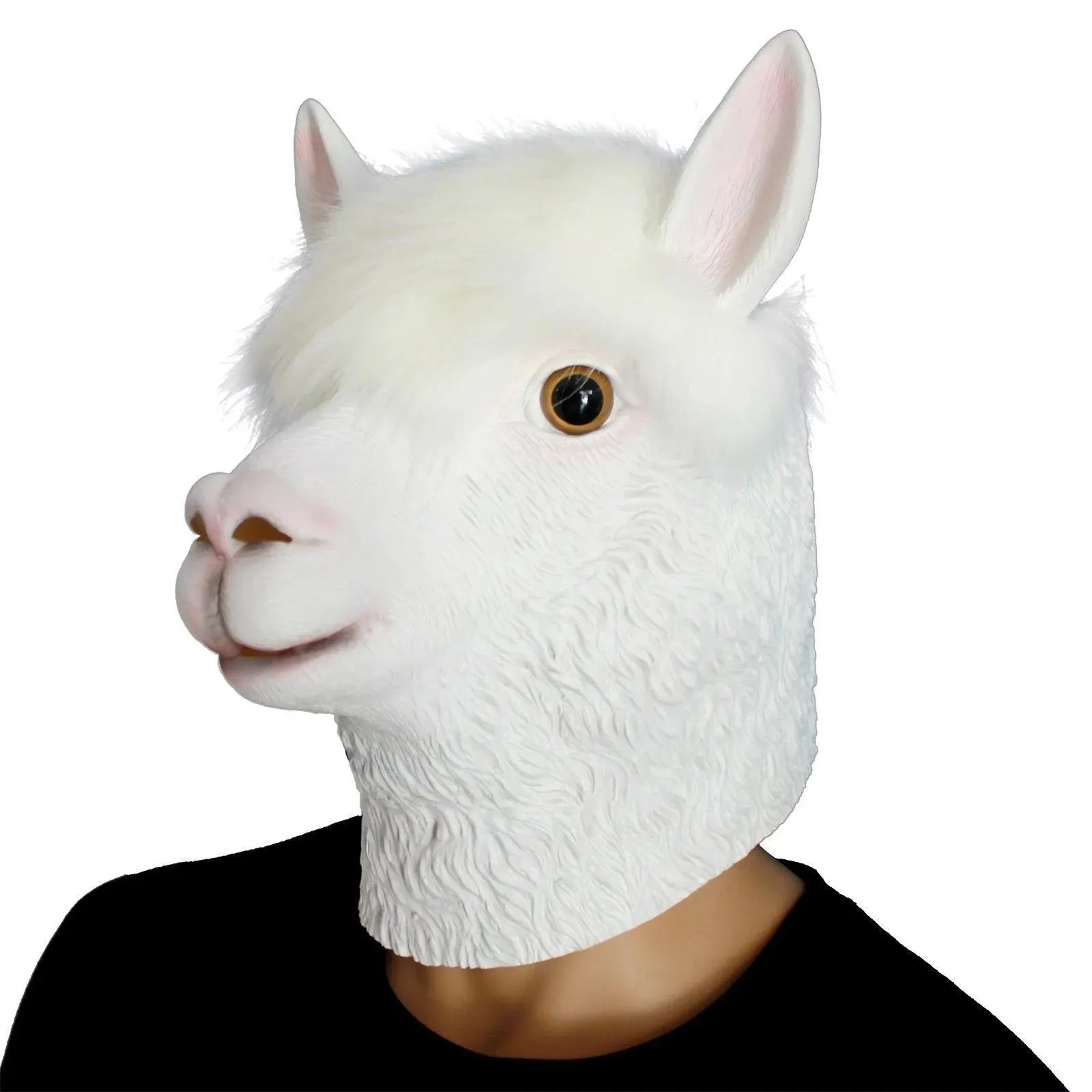 Adult White Alpaca, Sheep, And Goat Party City Goat Mask For Masquerade, Halloween, Club, Festival, Cosplay, Party Decoration   230327 From Kong08, $57.64 | DHgate.Com