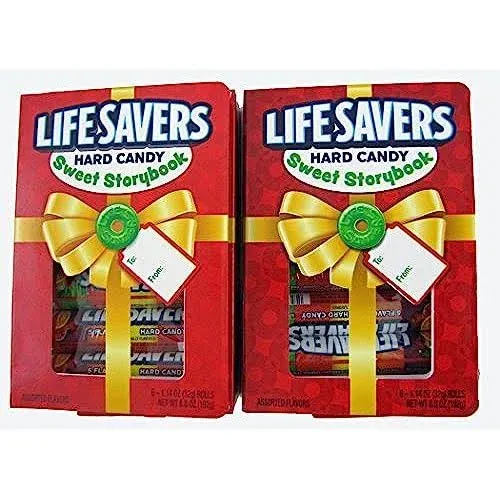 LifeSavers Hard Candy Sweet Story Book, Five Flavor 6 ea,0.5 pounds (pack of 2)