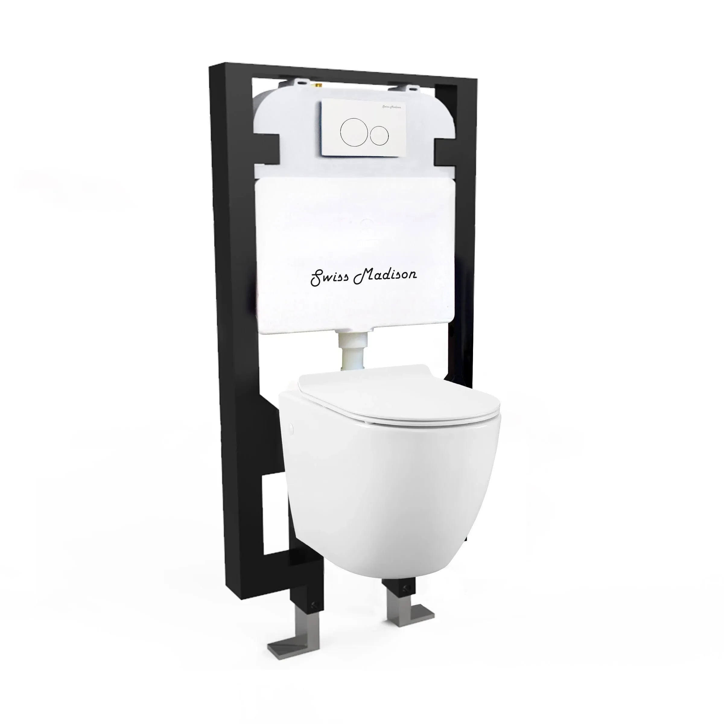 Swiss Madison SM-WK449 St. Tropez Wall Hung Toilet Bundle