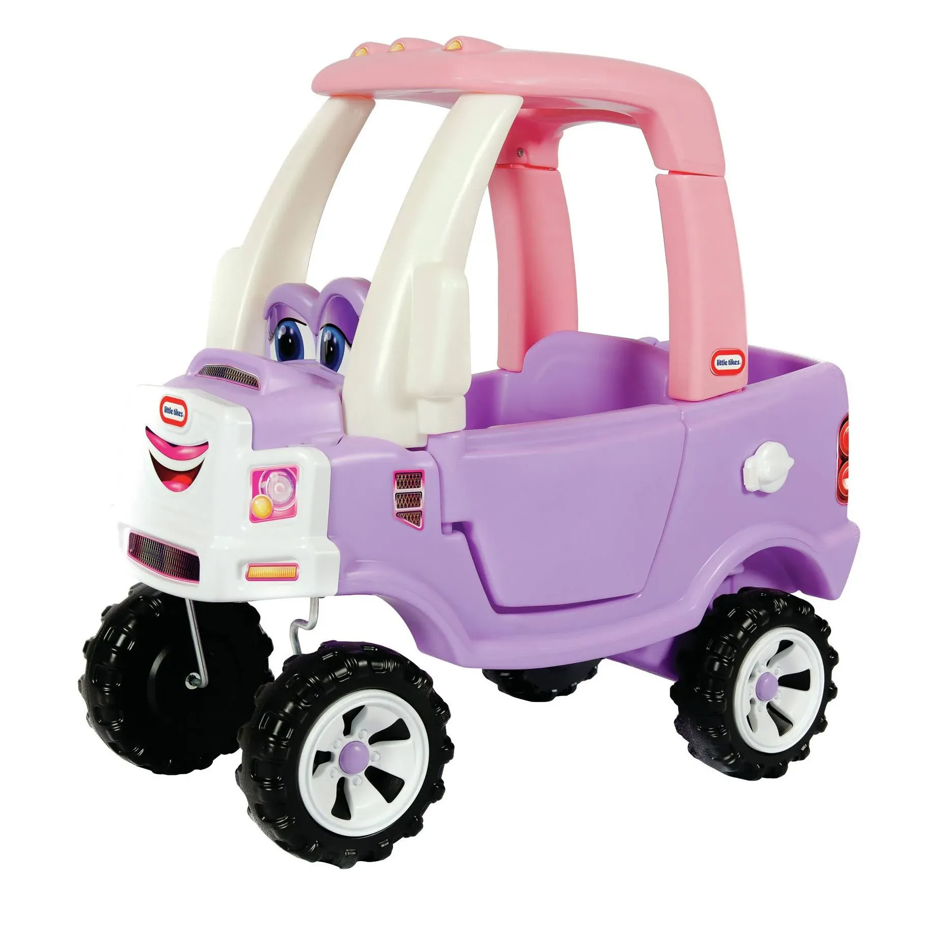 Little Tikes Princess Cozy Truck Ride-On, Pink Truck, 90cm x 45cm x 89cm