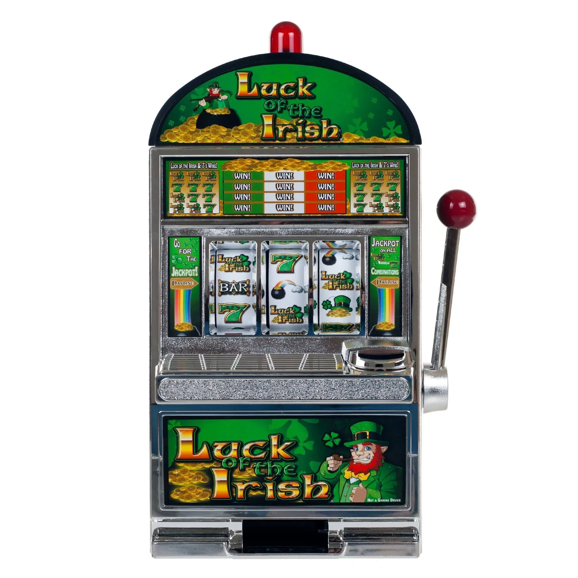 Luck of The Irish 15" Slot Machine Bank