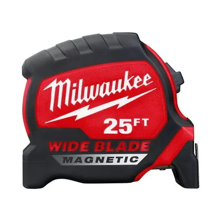 Milwaukee 48-22-0225M 25' Magnetic Wide Blade Tape Measure