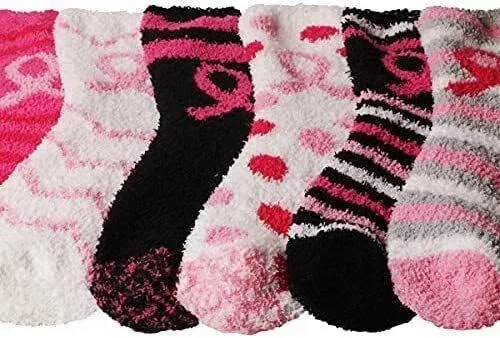 120 Pairs Womens Fuzzy Socks, Winter Soft Fluffy Assorted Socks Size, 9-11