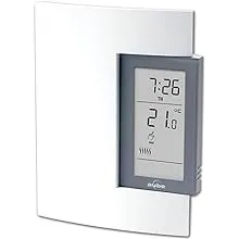 Honeywell Home Aube TH140-28-01-B Hydronic Heating 7-Day Programmable Thermostat,White and Gray