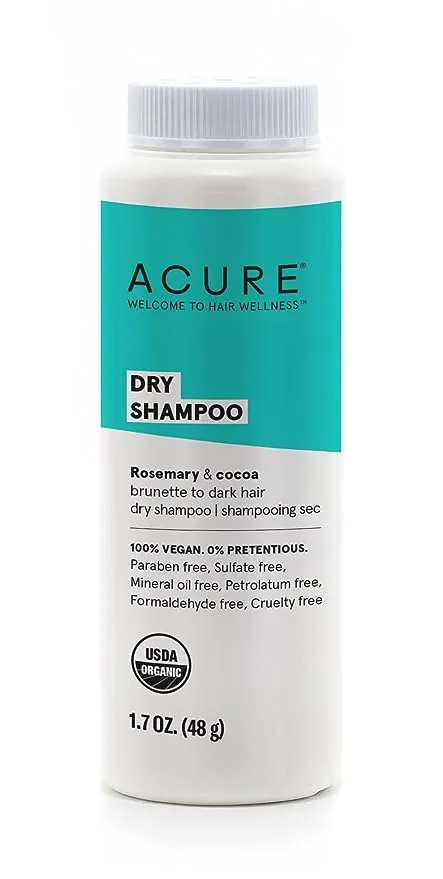 Acure  Dry Shampoo Brunette To Dark Hair  1 Each  1.7 Oz