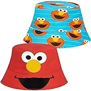 Sesame Street Kids Bucket Hat, Toddler Bucket Hat, Baby Boy & Girl Beach Hat, Sun Hat for Toddlers Featuring Elmo