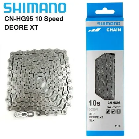 Shimano MTB Bike Chain Deore XT CN-HG95 10 Speed Road Bike Chain 116 Link Quick