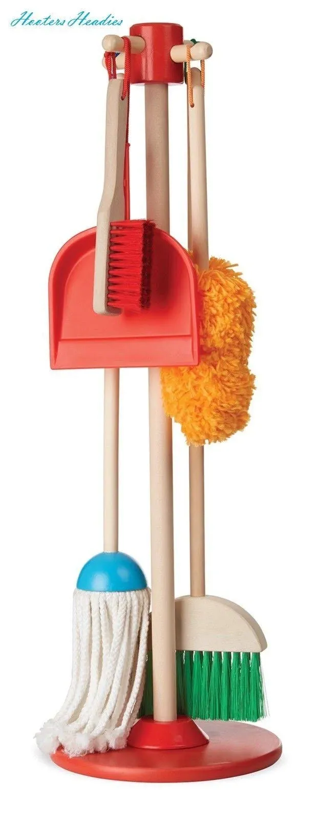 Melissa & Doug Dust! Sweep! Mop! 6-Piece Pretend Play Cleaning Set