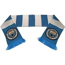 Manchester City FC Bar Scarf - New Crest!Manchester City FC Bar Scarf - New Crest!