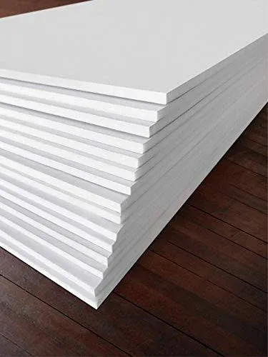 Excelsis Design 15 Pack Foam Board | White Foam Board 3/16 inch Thick White Core Mat | Backing Board for Presentations, Signboards, Arts, Display