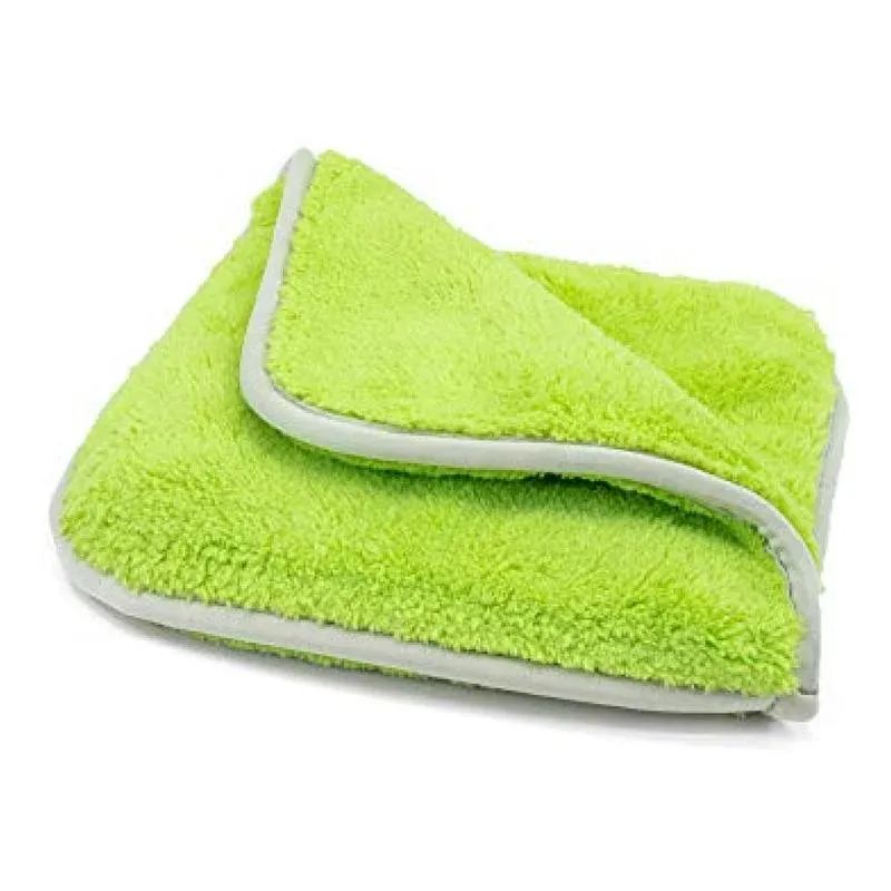 Double Flip Rinseless Car Wash Microfiber Towel (8 in. x 8 in., 1100 gsm) 3 pack