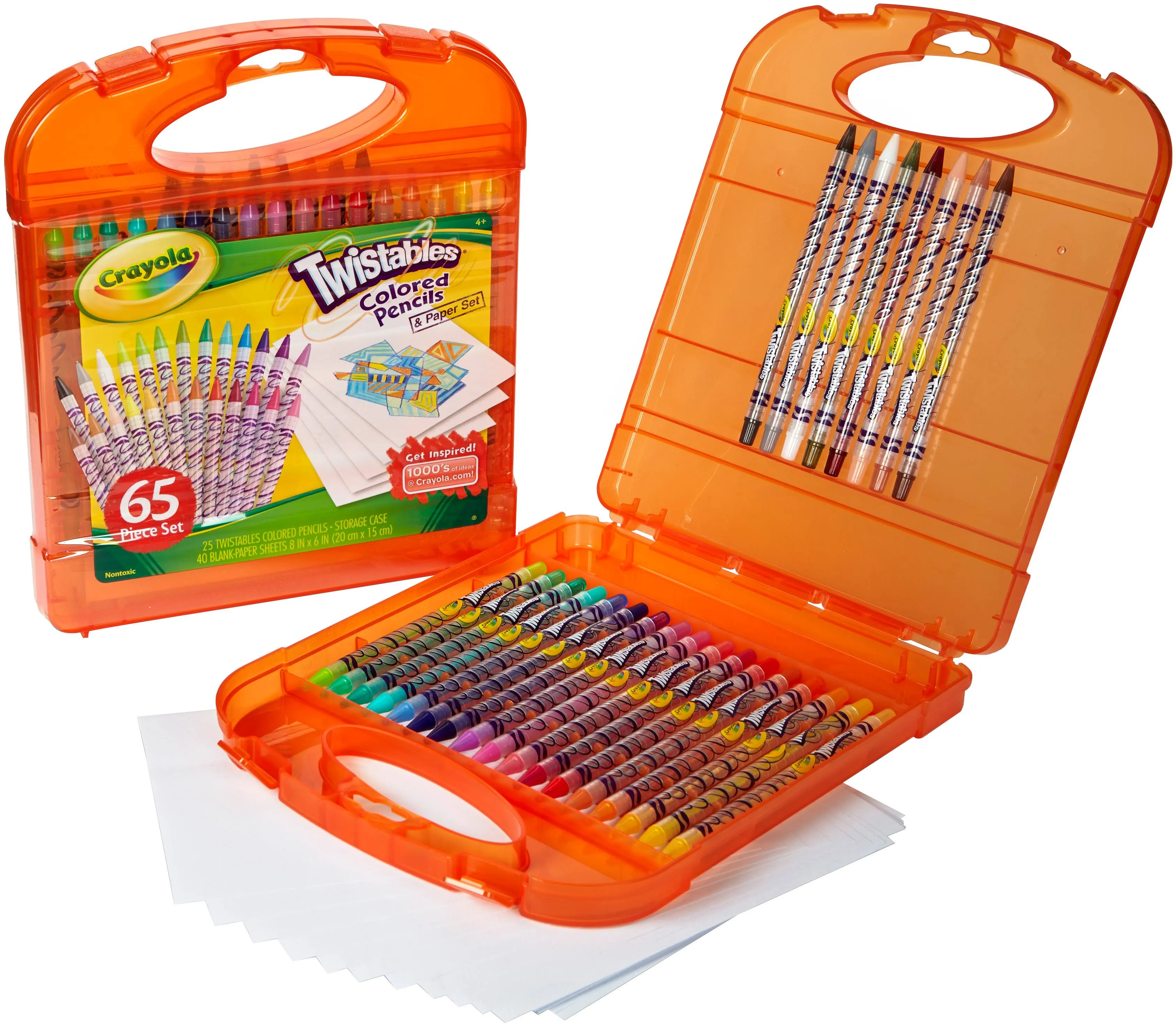 Crayola 65ct Twistable Colored Pencil Kit