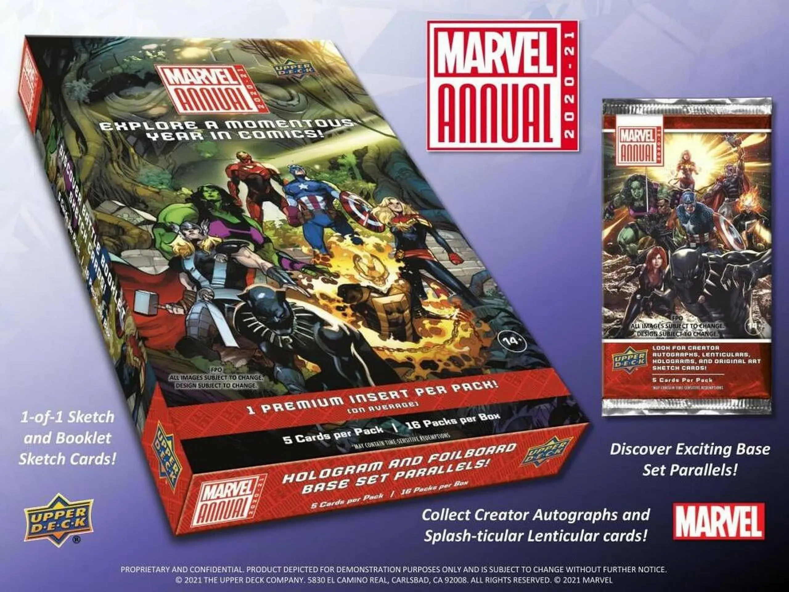 Upper Deck Marvel Annual Hobby Box