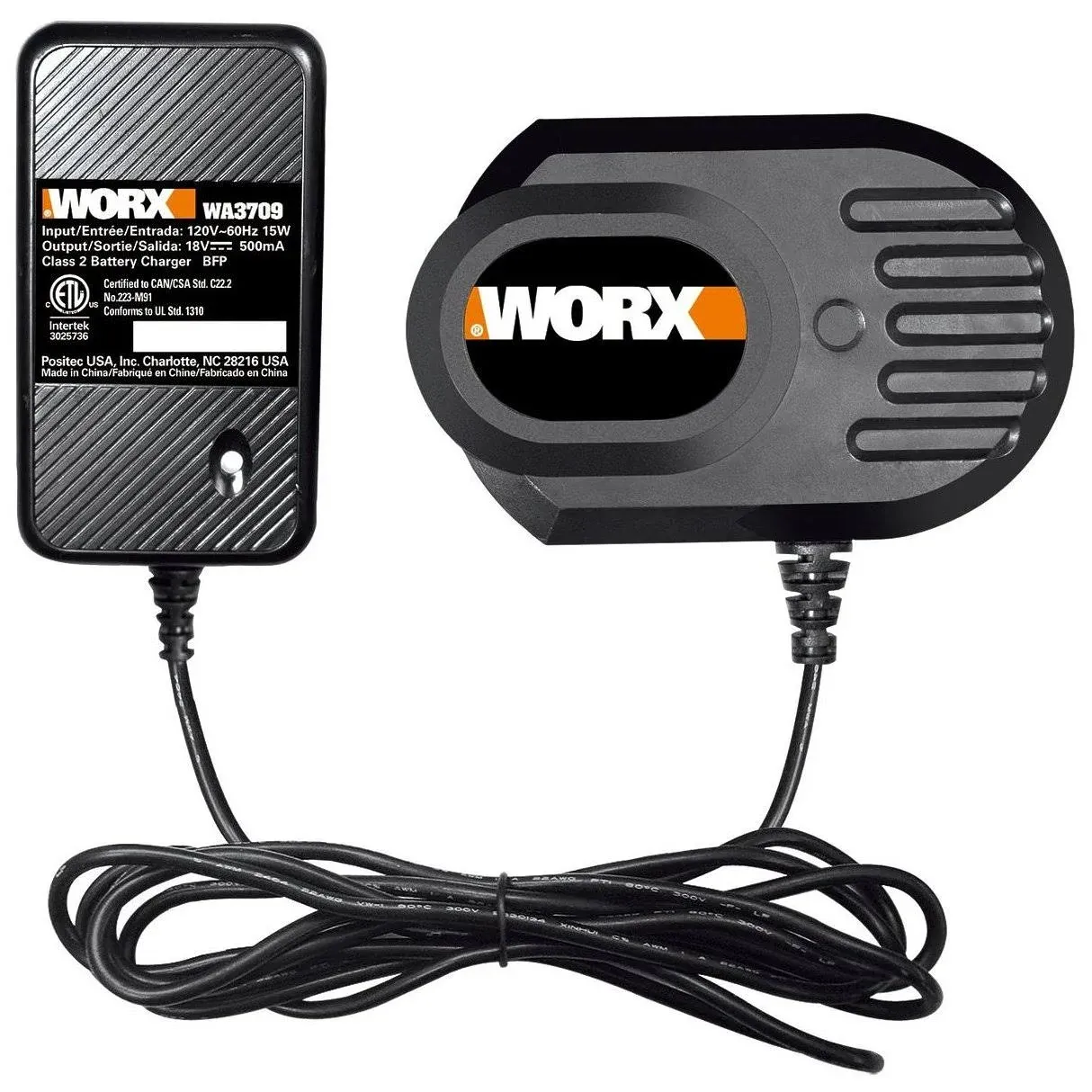 WORX WA3742 Charger for 18V and 20V Lithium Ion Batteries 3 to 5 Hour