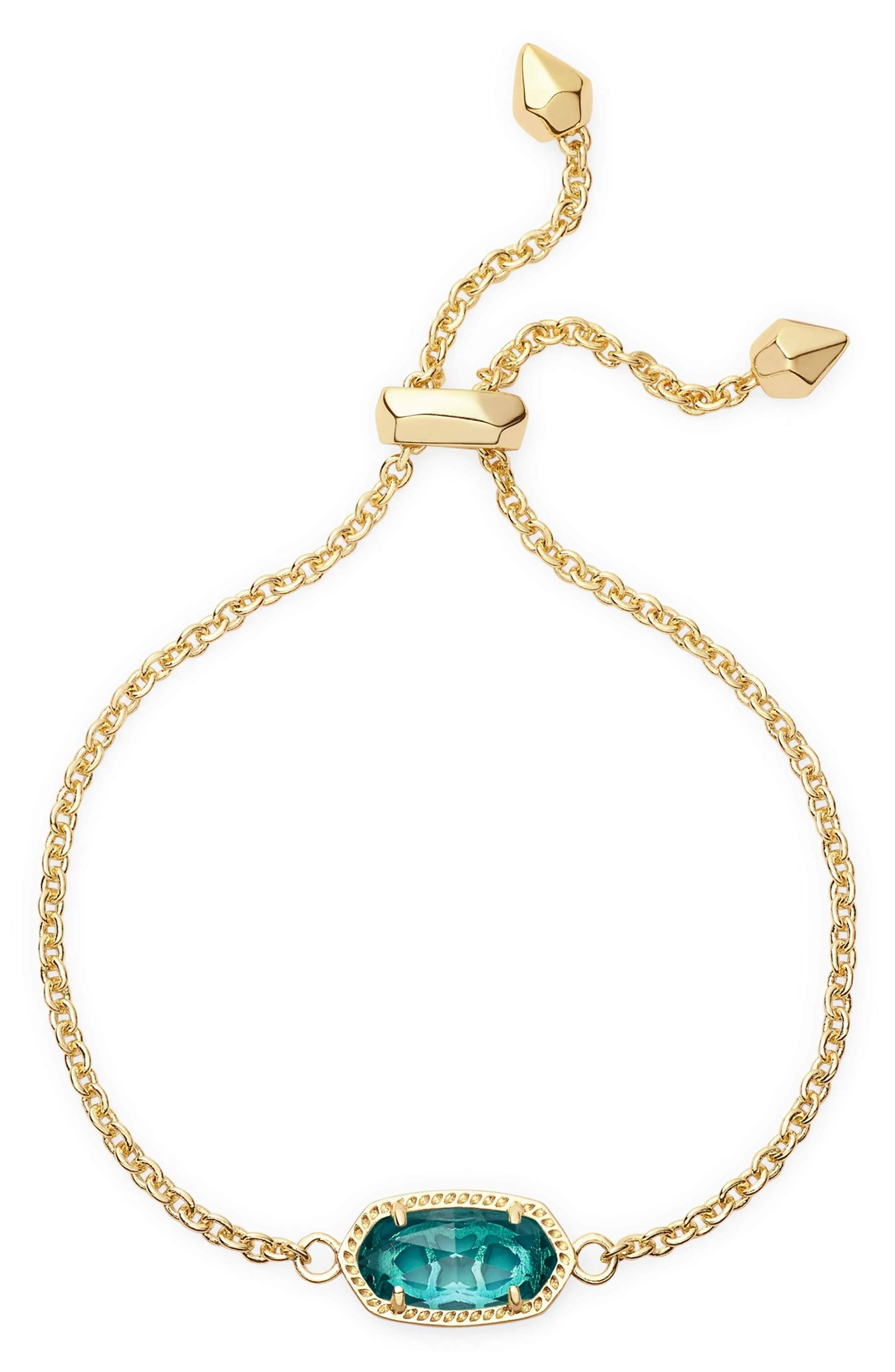 Kendra Scott Elaina Adjustable Chain Bracelet for Women, Fashion Jewelry, Gold-Plated