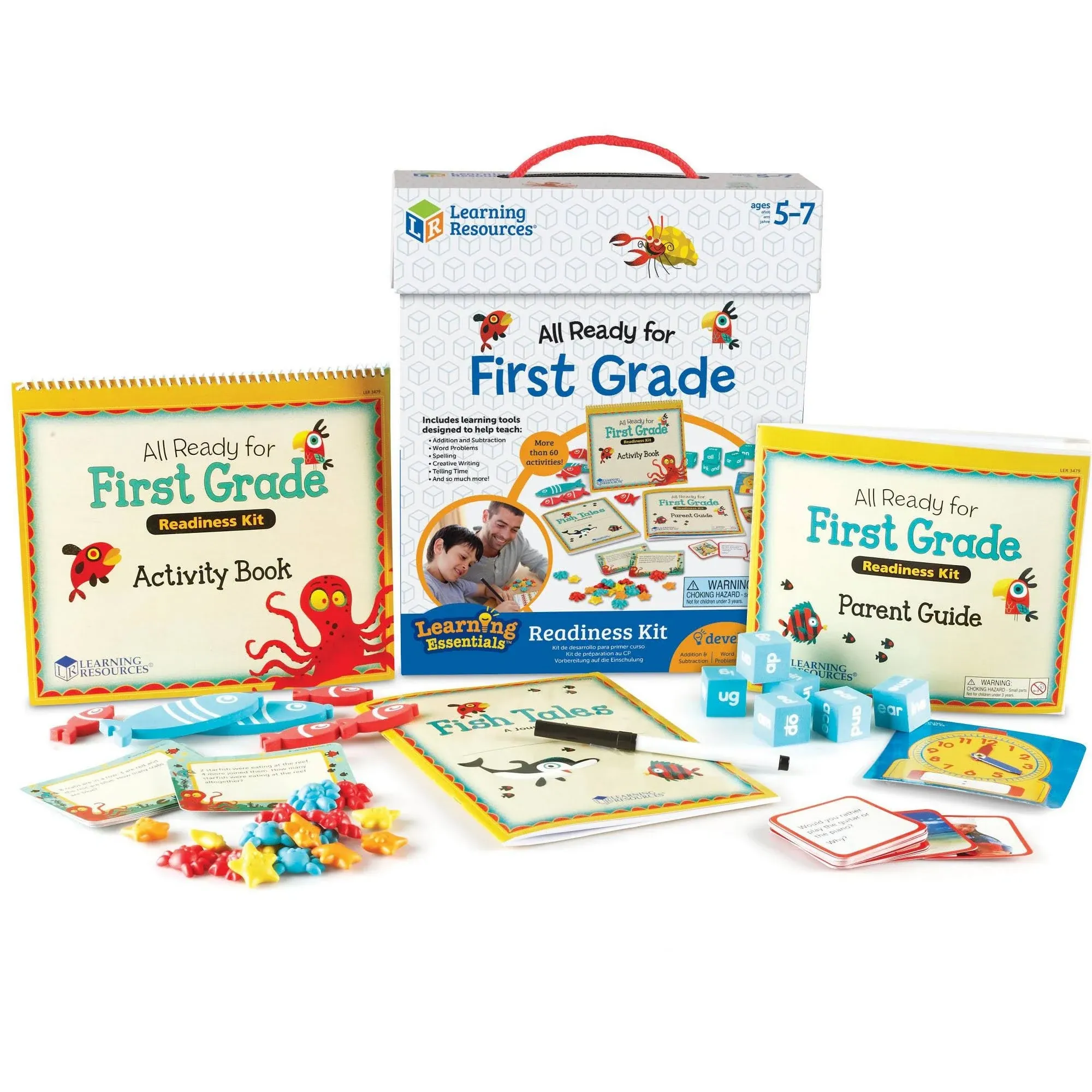 Learning Resources All Ready for First Grade Readiness Kit