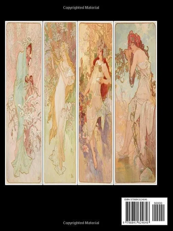 Vintage Art: Alphonse Mucha Ephemera Collection: Art Nouveau Prints and Collage Sheets for Framing, Decoupage, Junk Journals and Scrapbooking