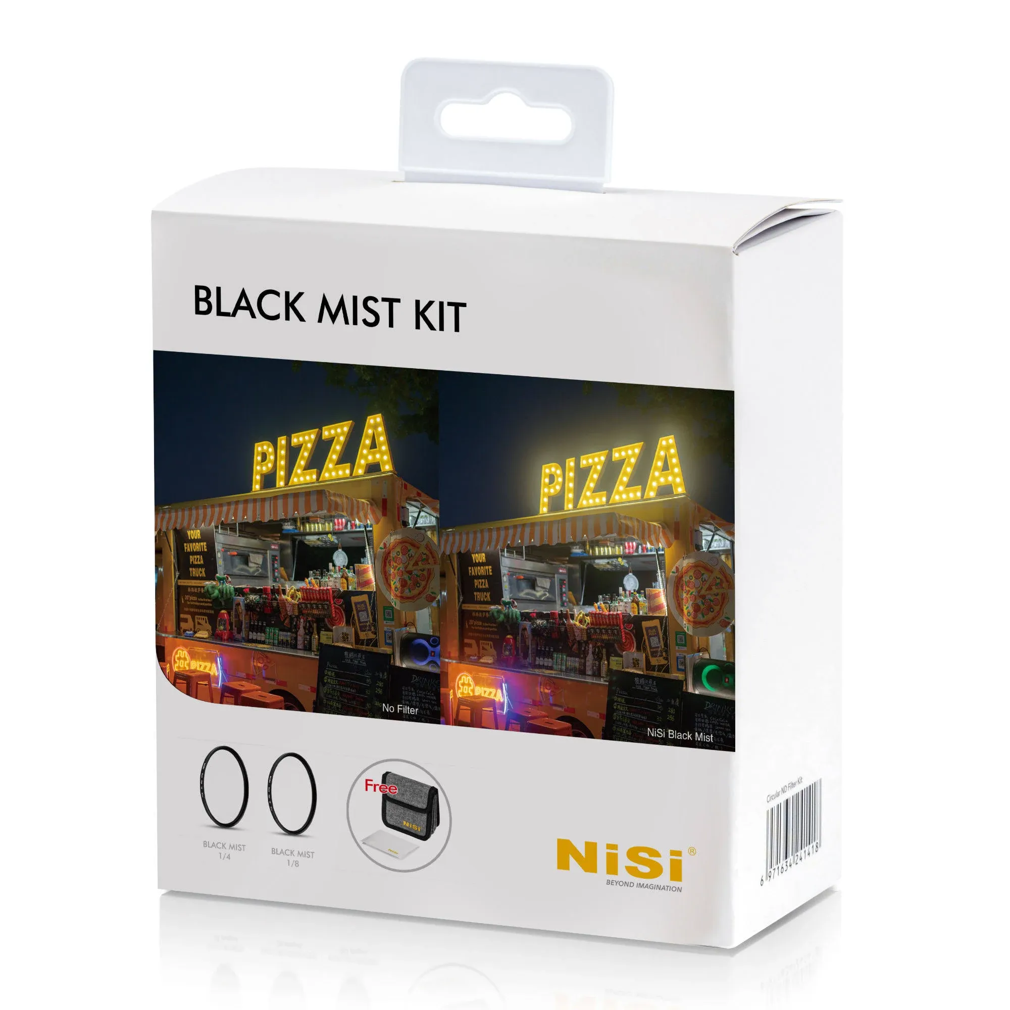 Kit de filtro NiSi Black Mist de 67 mm 1/4 y 1/8 con estuche