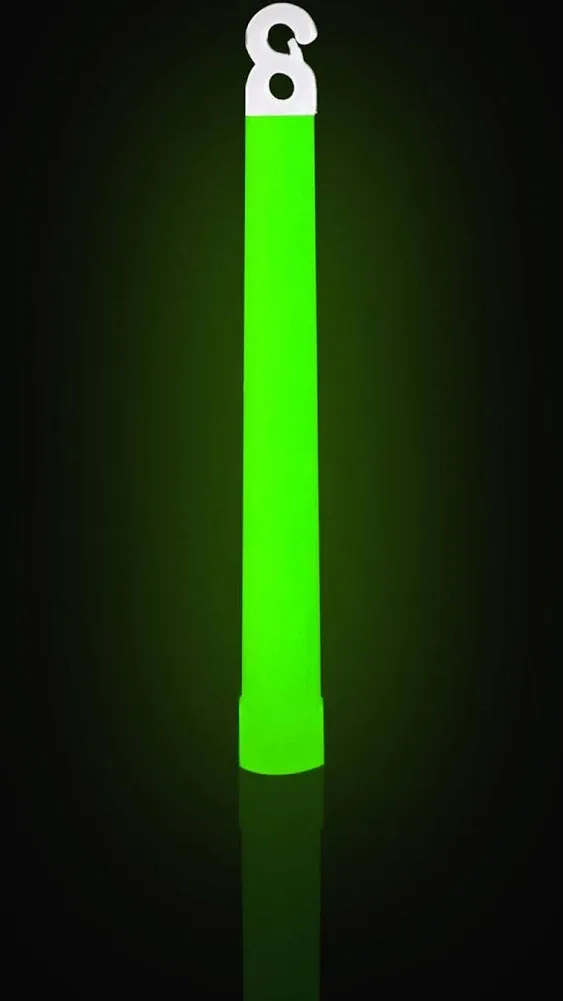 Be Ready - Industrial 12 Hour Illumination Emergency Safety Chemical Light Glow Sticks (12 Pack Green)