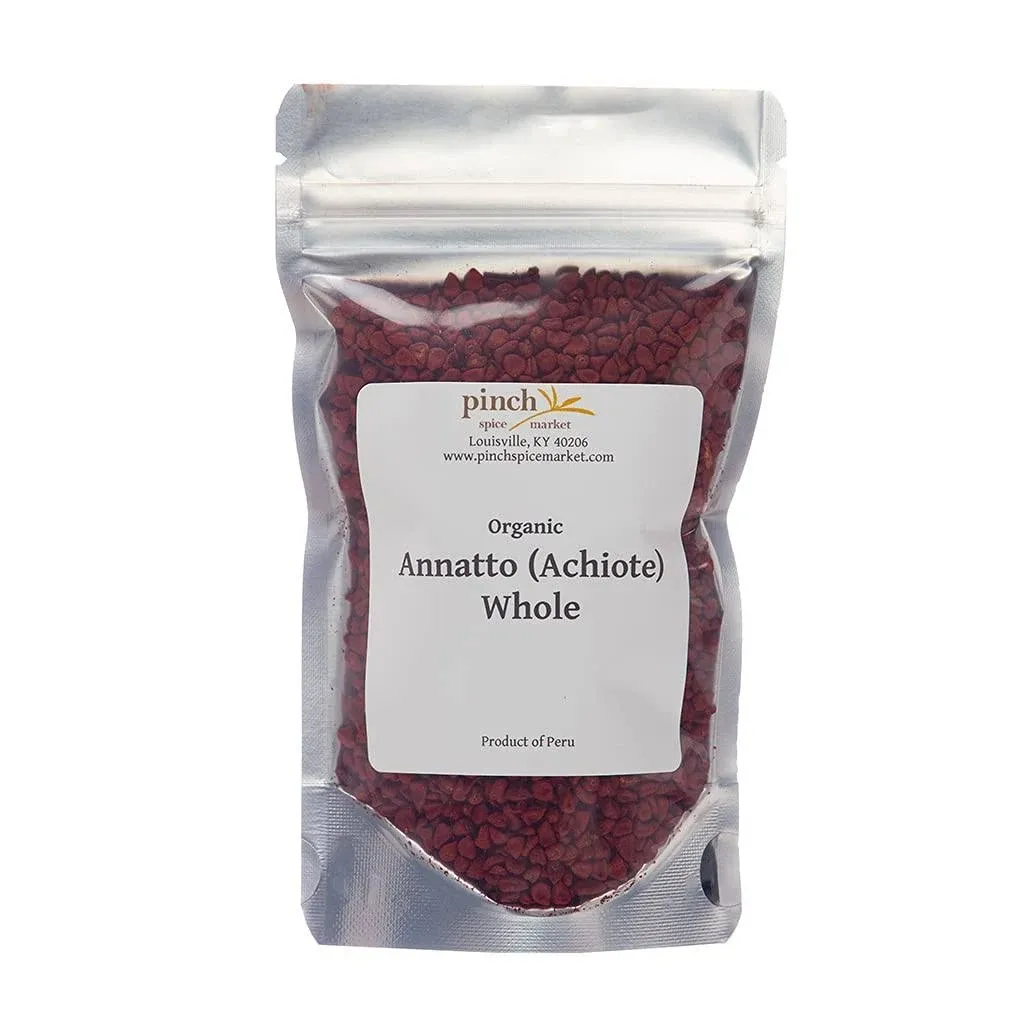 Whole Organic Annatto (Achiote) Seed