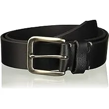 Fossil Men's Black Leather Belt for Men