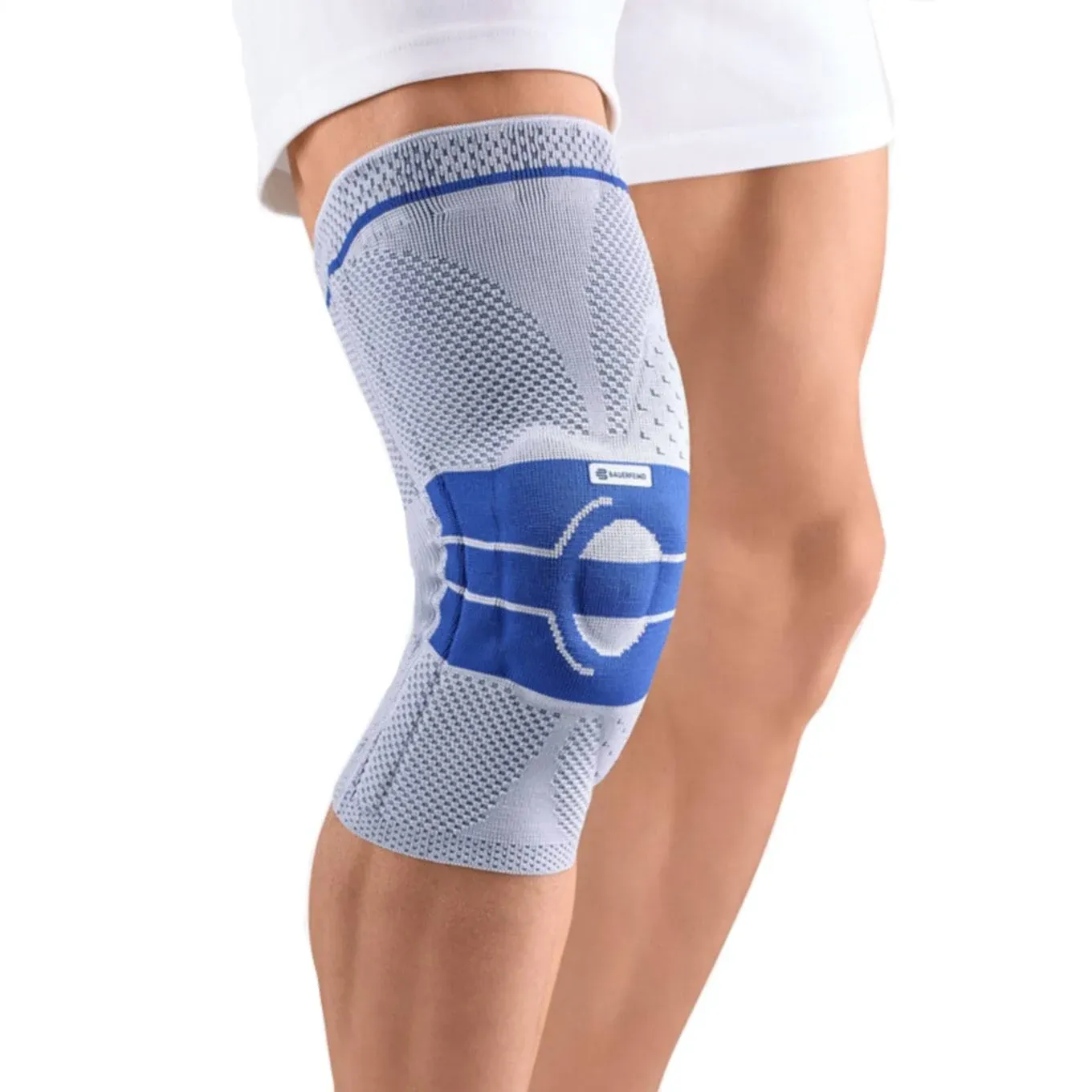 Bauerfeind GenuTrain P3 Knee Support (Titanium, Left 3)