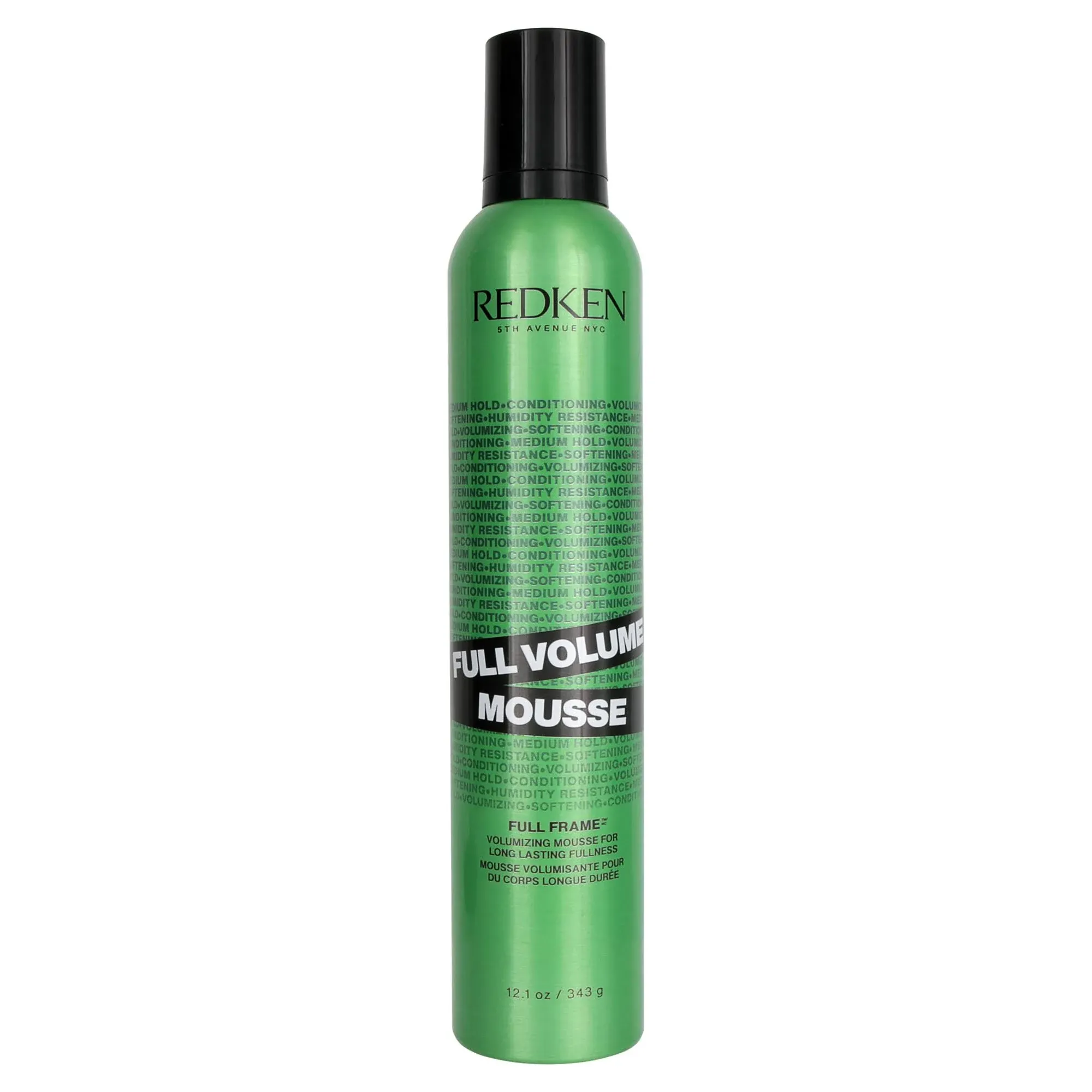 Redken Full Volume Mousse | For All Hair Types | Volumizing Hair Mousse | Adds Maximum Body & Lift to Lengths and Ends | Moisturizes Hair and Protects Against Heat & Damage | Medium Control