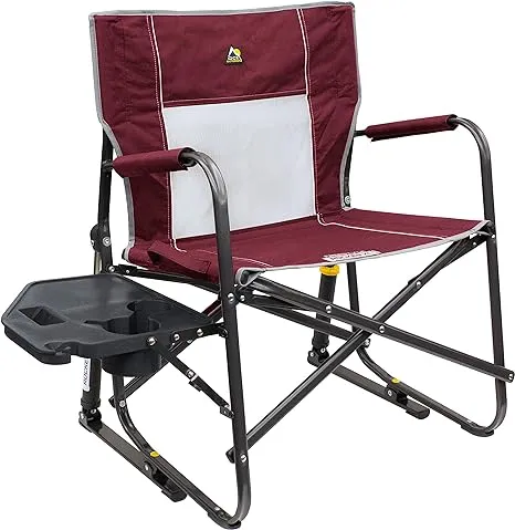 GCI Outdoor Freestyle Rocker XL with Side Table - Cinnamon