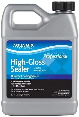 Aqua Mix High Gloss Durable Coating Sealer Quart 32 oz