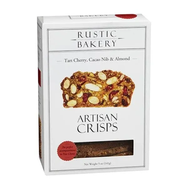 Rustic Bakery Tart Cherry, Cacao Nib & Almond Crisps, 5 oz