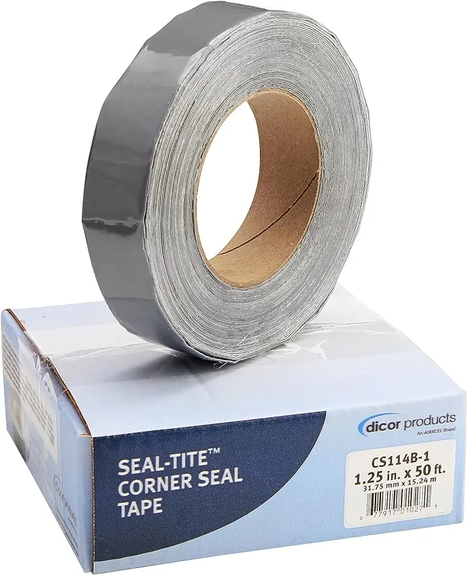 Dicor CS114B-1 Seal-Tite Corner Seal Tape - 1.25" x 50'