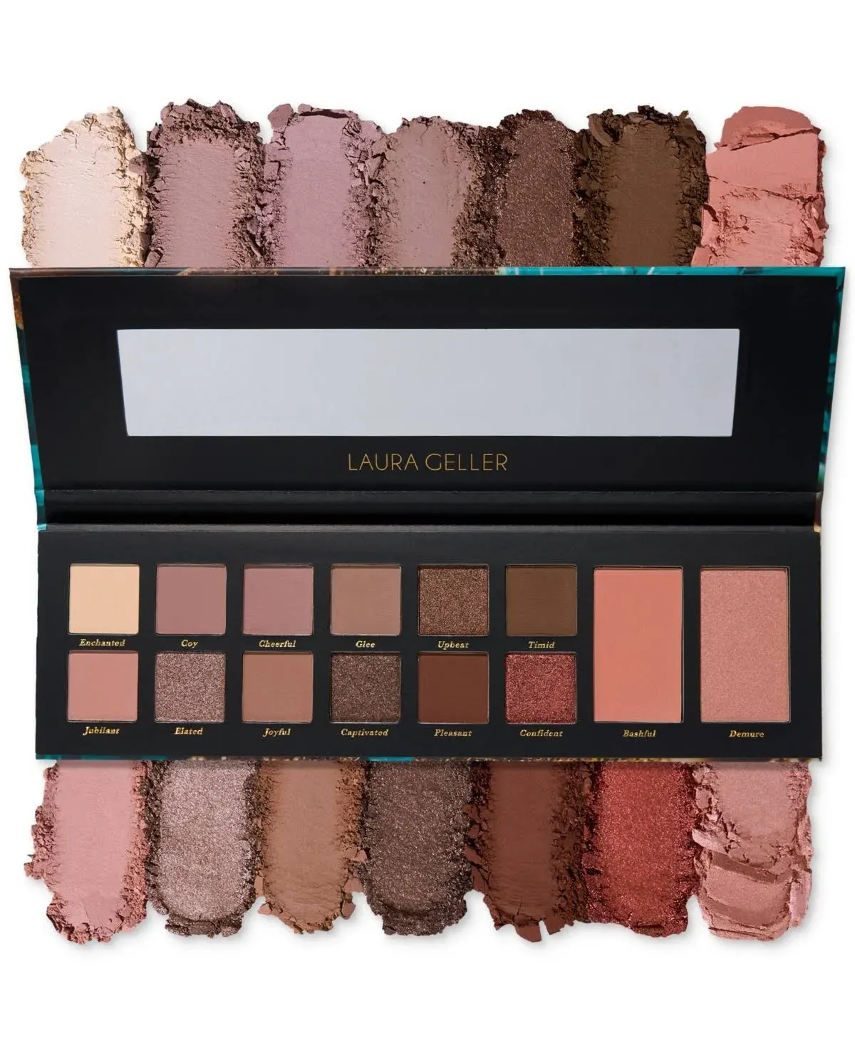 Laura Geller Blushing &amp; Blissful 12 eyeshadow, 1 highlight, 1 blush palette