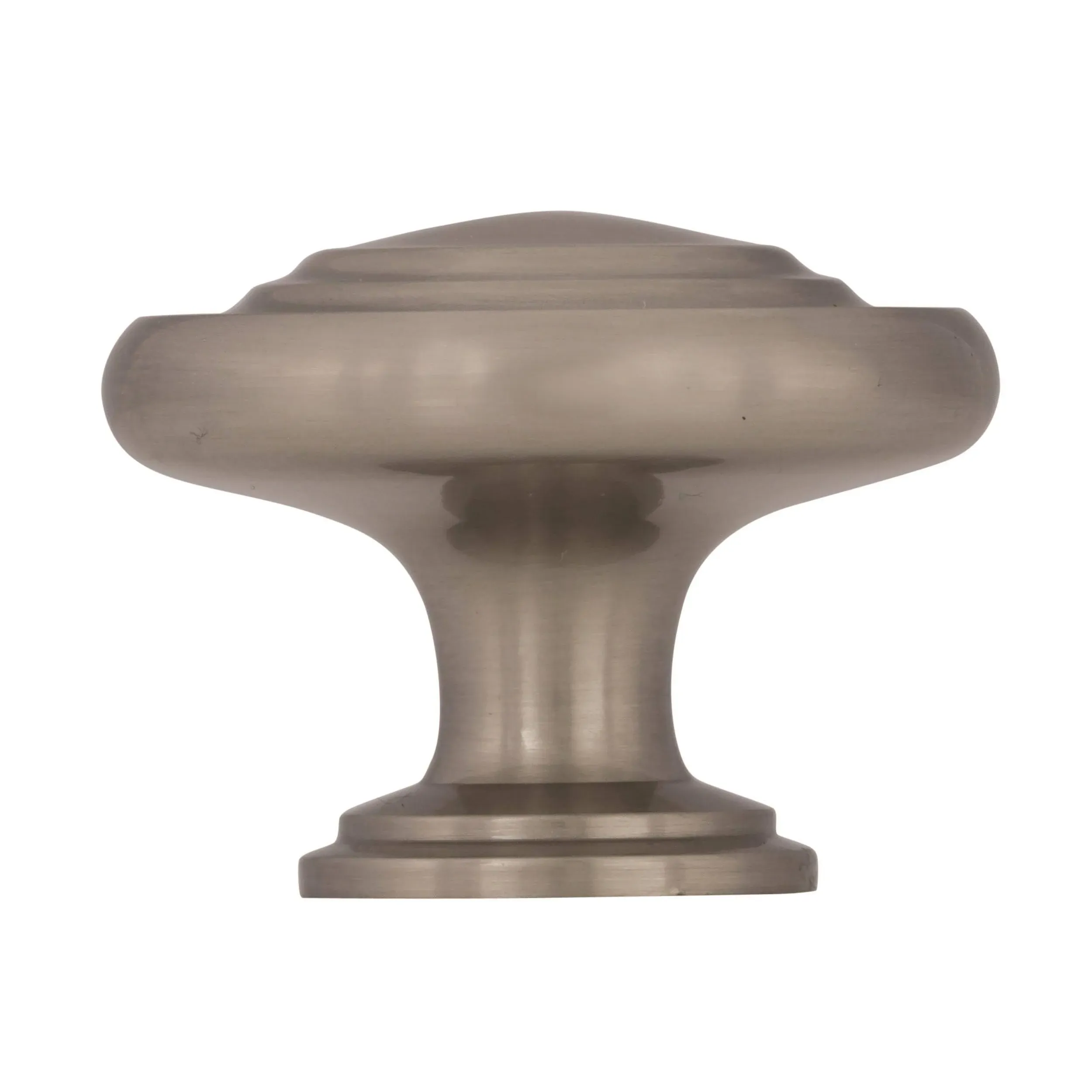 Amerock | Cabinet Knob | Satin Nickel | 1-5/16 inch (33 mm) Diameter | Inspirations | 10 Pack | Drawer Knob | Cabinet Hardware