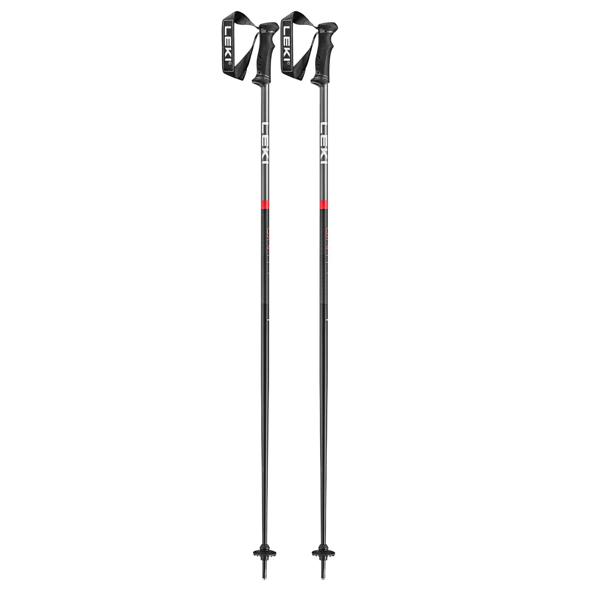 Leki QNTM Ski Poles Black/Red, 120cm