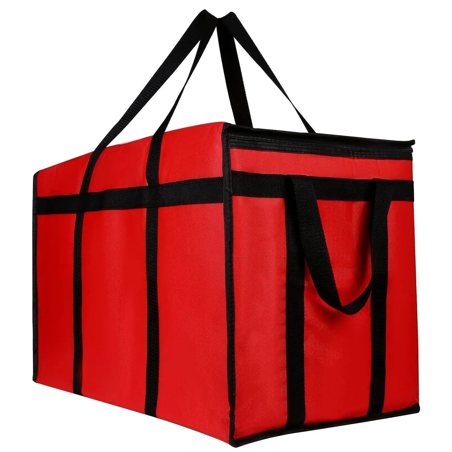 Extra large XXXL Insulated Food Delivery Bag Cooler Bags Keep Food Warm Catering Therma for doordash Catering Cooler Bags Keep Food Warm Catering Therma Catering Shopper hot XXXL warming RED Pizza