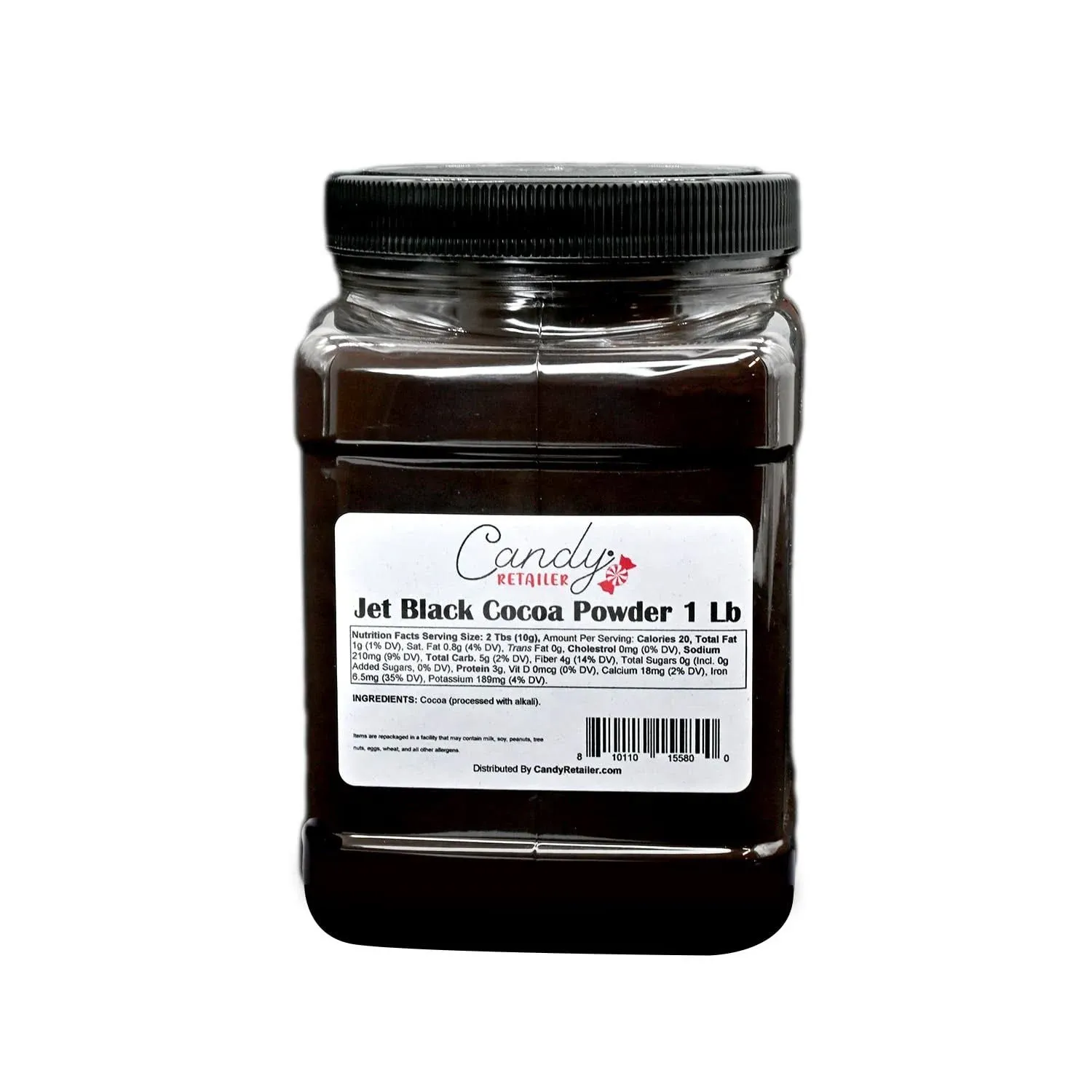 Candy Retailer Cocoa Powder (Jet Black, 1 lb)