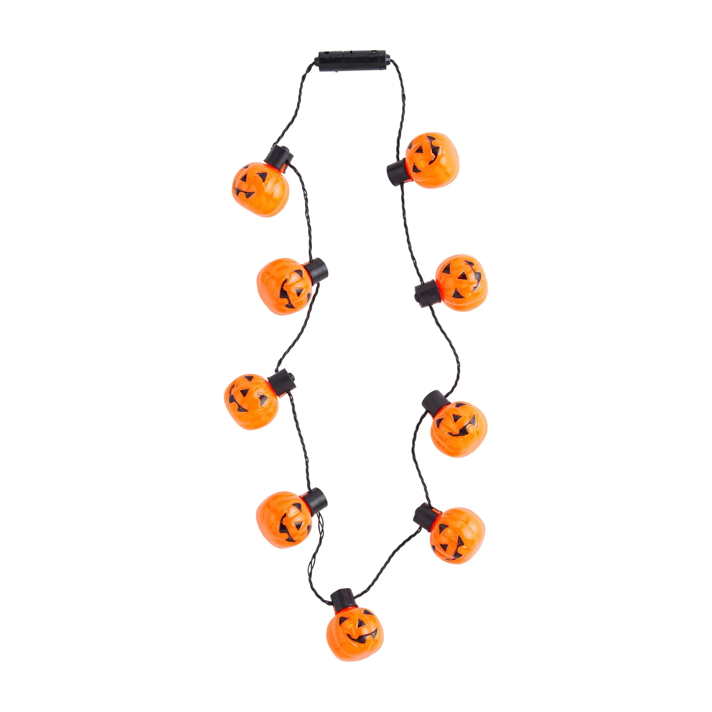 Mud Pie Kids Light Up Halloween Pumpkin Necklace