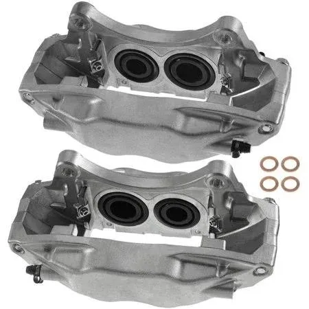 A-premium Brake Caliper Without Bracket Compatible with Subaru Impreza 2004-2007 H4 2.5L Front Side 2-Pc Set APBC0953