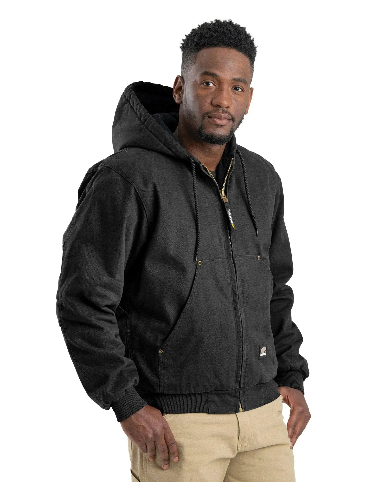 Berne Highland Washed Hooded Jacket