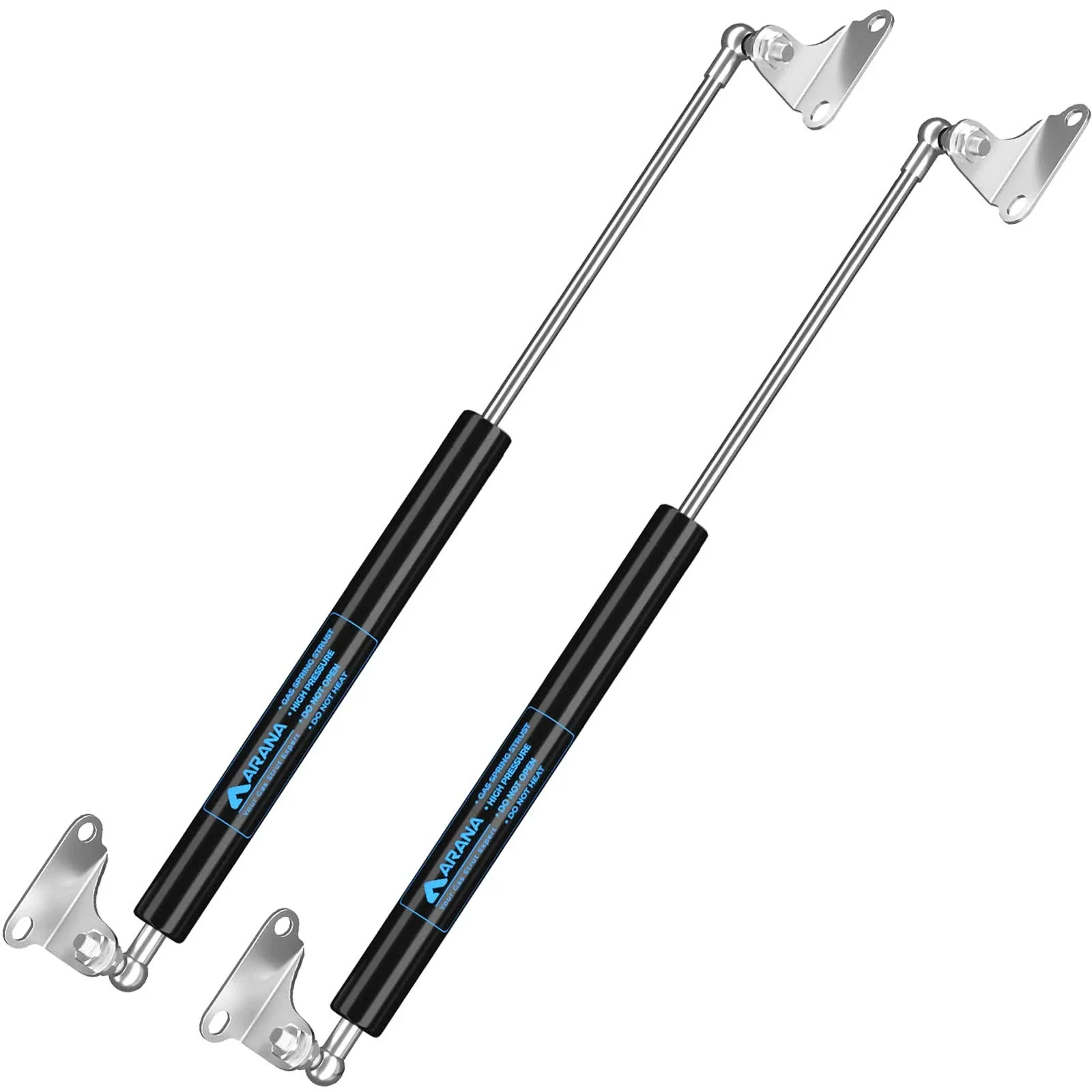 Arana Gas Struts for Heavy Lid 100 lbs, 15 inch Gas Shocks Lift Lid with Brackets, 100 Pounds Hydraulic Lift Support Springs for Heavy Duty Door