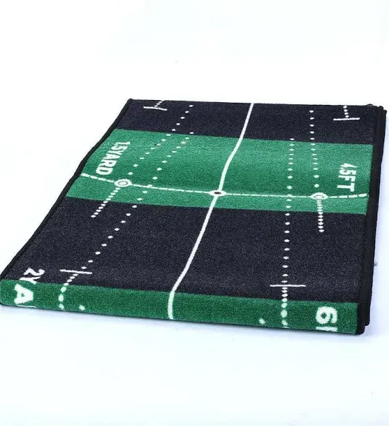 Golf Putting Green,10FT True Roll Golf Putting Mat Wrinke-Free Golf Games Green with Realistic Turf for Indoor/Outdoor,Golf Practice Training Aid, Golf Accessories Golf Gift for Men