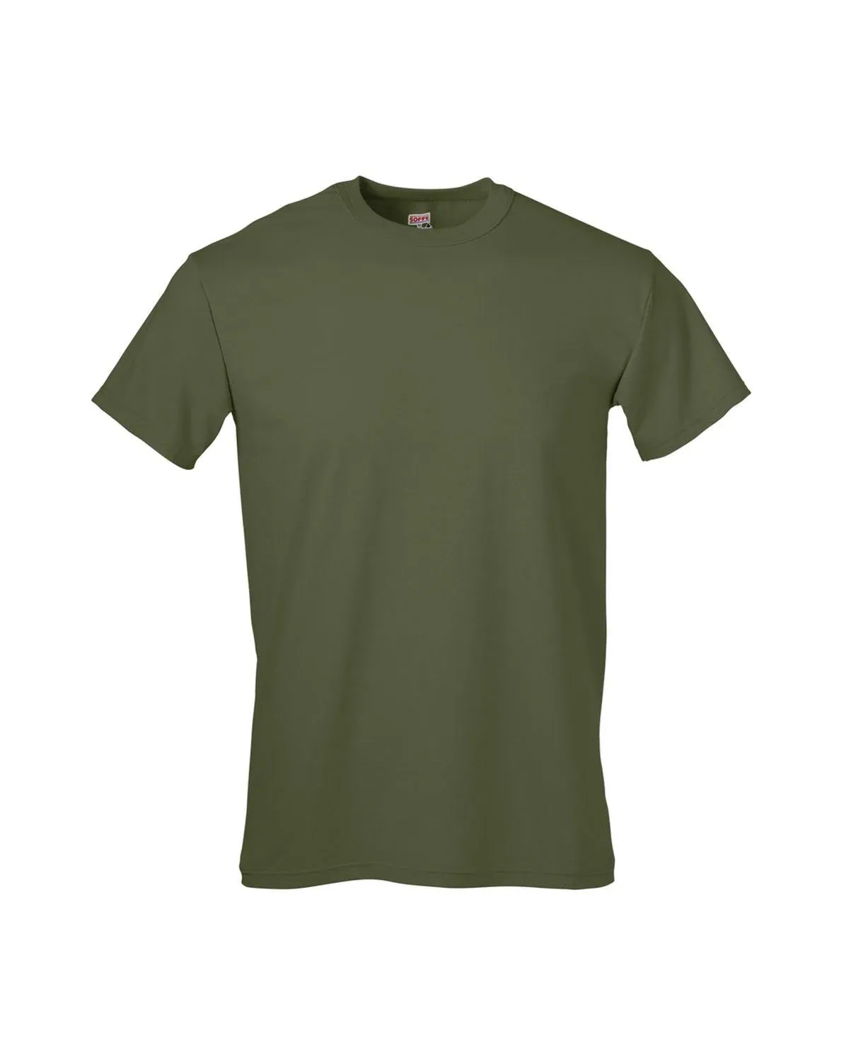 Soffe M280-3 Adult USA 50/50 Military Tee 3-Pack - Olive Drab Green, S