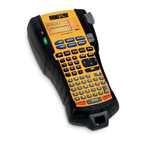 DYMO - Rhino 5200 Industrial Label Maker Kit, 5 Lines